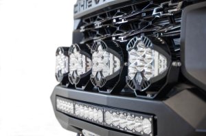 Chevrolet Colorado ZR2 Bumper - Front - Addictive Desert Designs - Stealth Fighter - Hammer Black with Satin Black panels - `21-`27 Chevrolet Colorado ZR2 Bumper - Front - Addictive Desert Designs - Stealth Fighter - Hammer Black with Satin Black panels - `21-`27